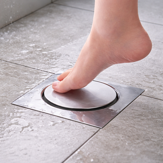 Kit 2 Ralo Inteligente Click 15x15 Cm Inox Banheiro