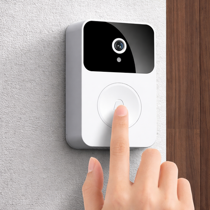 Campainha Com Câmera Vídeo s/Fio Wi-Fi HD conectada ao Celular