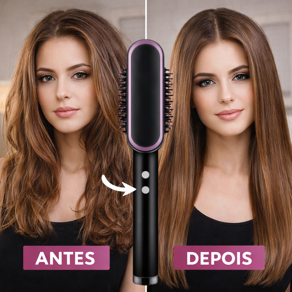 Escova Alisador de Cabelo